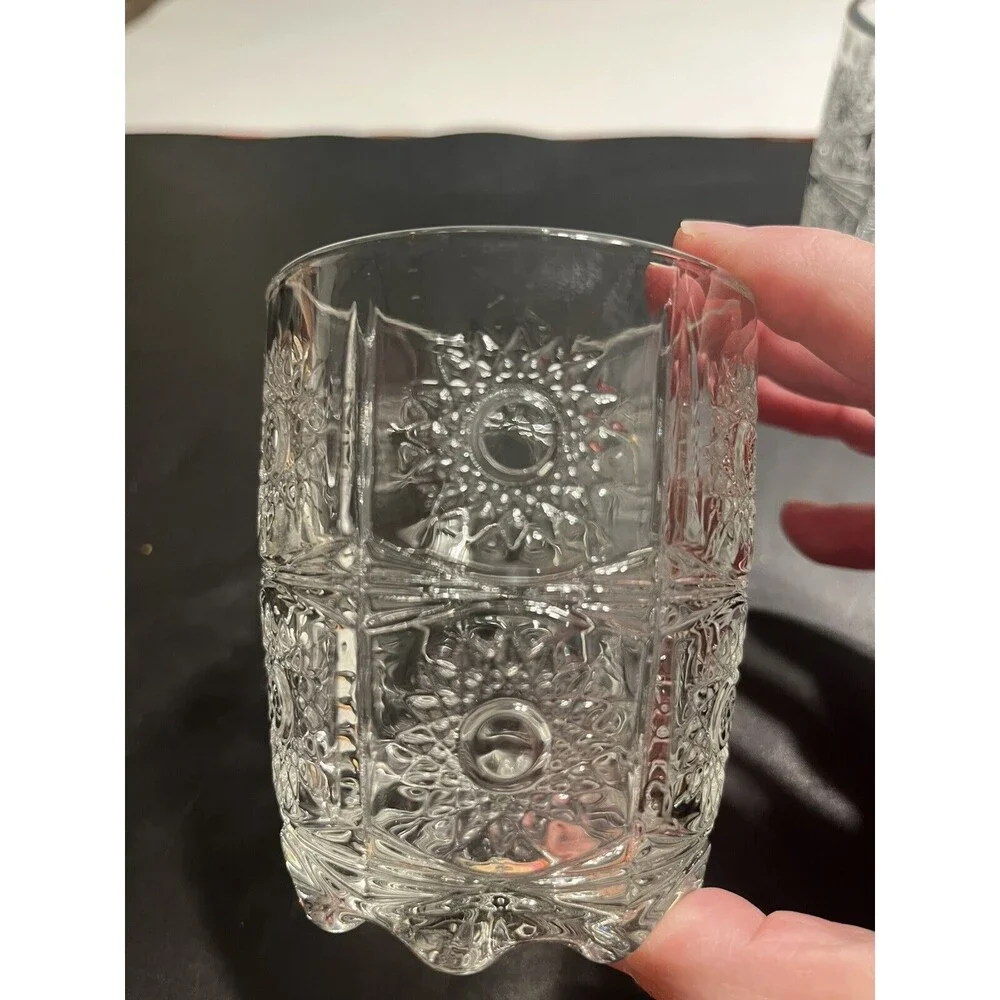 5pc Whiskey Bourbon Decanter w Old Fashioned Glasses & Stopper